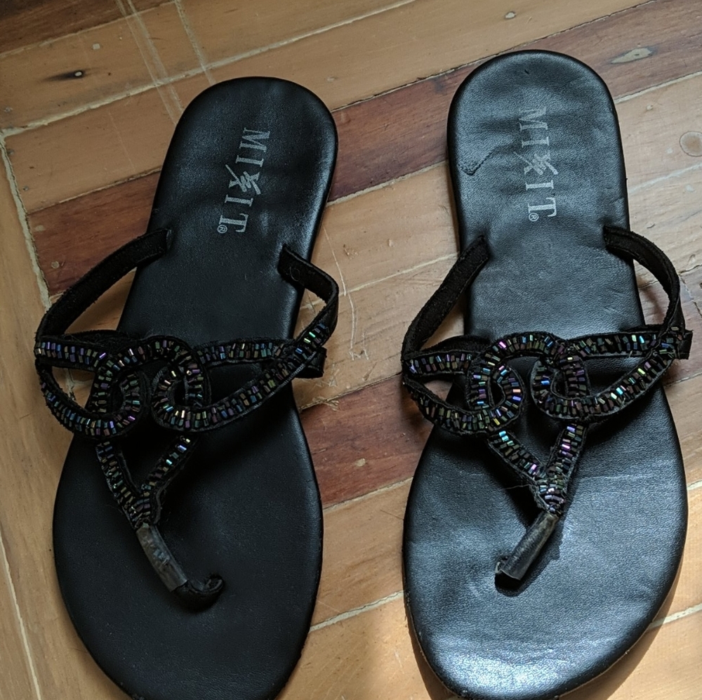 Black sandals